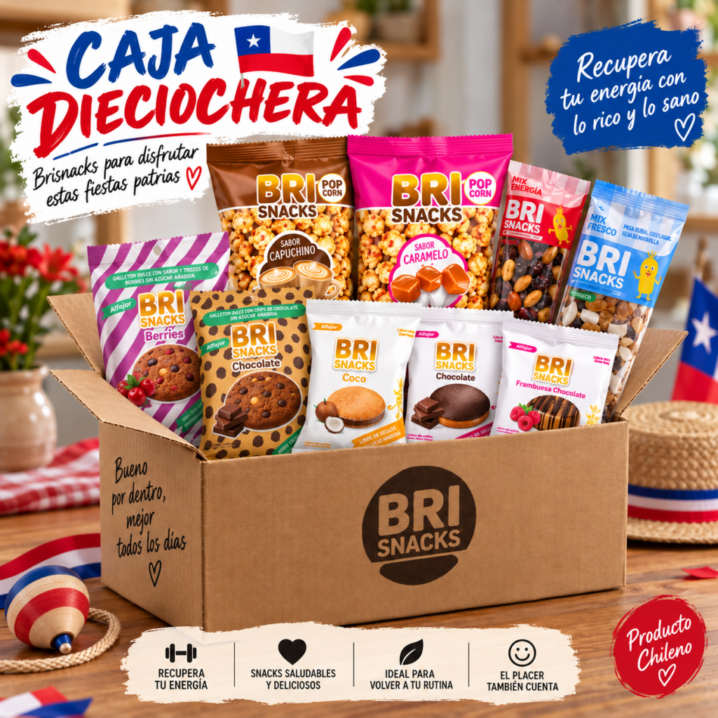 Pack 18 Snacks para Fiestas Patrias